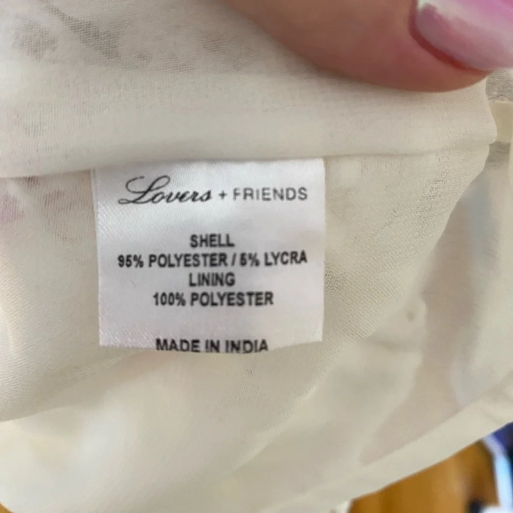 NWT NWT LOVERS + FRIENDS •White Yazmin Dress - Picture 5 of 9